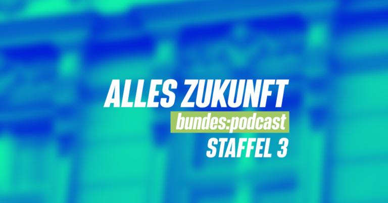 Die dritte Staffel Alles Zukunft | bundes:podcast startet am 16. September